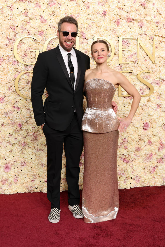Dax Shepard y Kristen Bell Globos de Oro