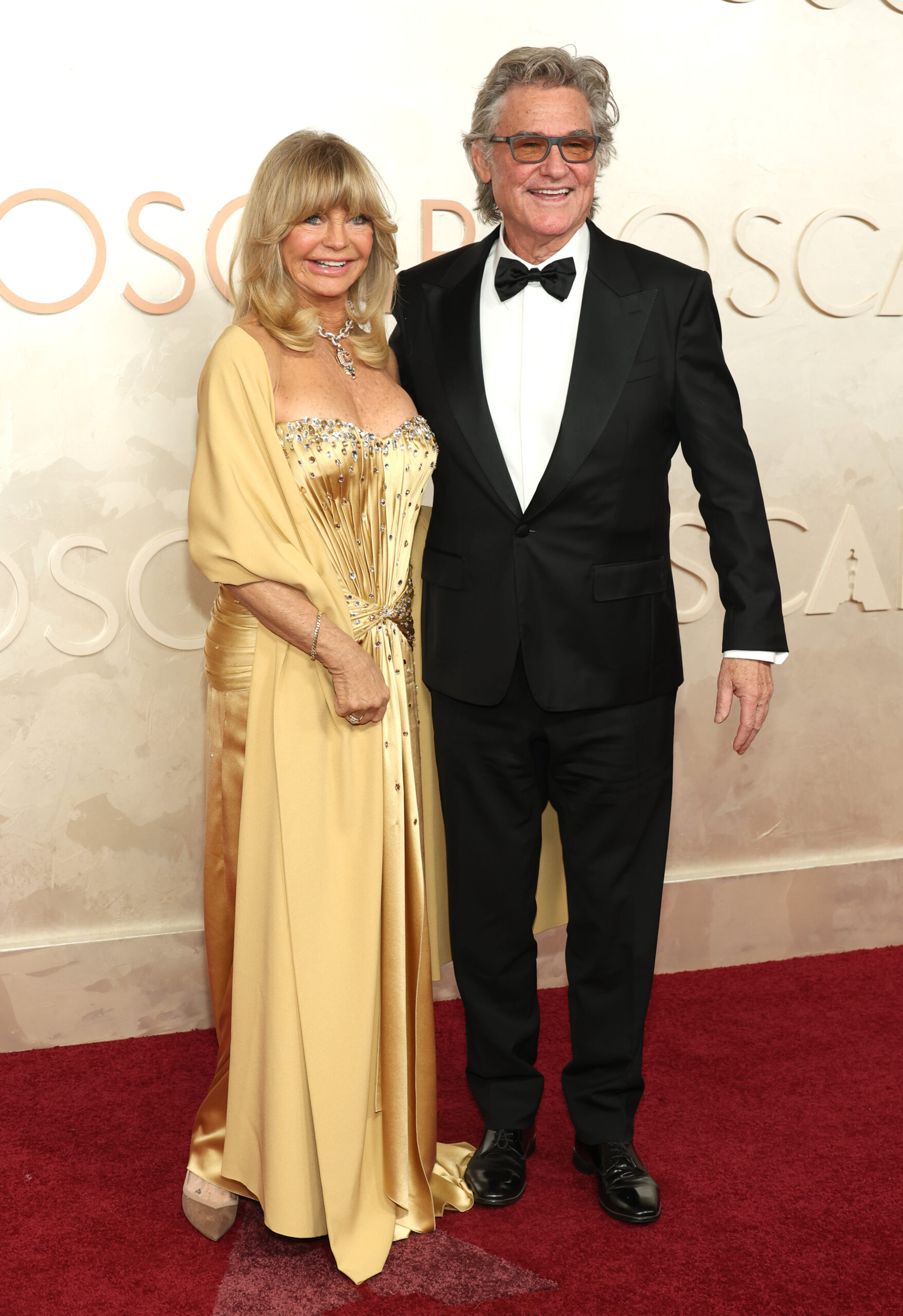 Premios Oscar alfombra roja Goldie Hawn y Kurt Russell